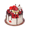 Red Velvet Canada Day Cake, cake gift, cake, canada day gift, canada day, gourmet gift, gourmet. - America Delivery