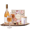 Wine & Fine Things Set, wine gift, wine, chocolate gift, chocolate, candle gift, candle, gourmet gift, gourmet. America Blooms delivery.